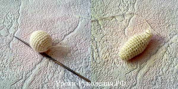 вязание амигуруми, вязаный заяц крючком