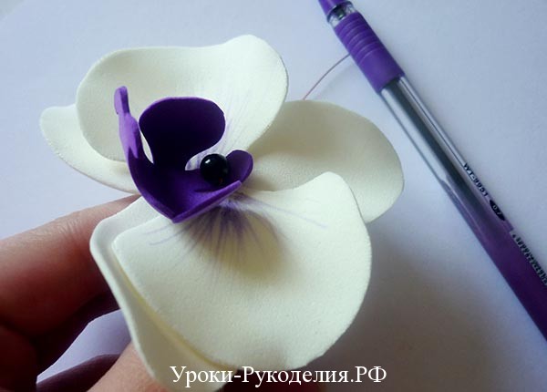 цветок орхидея сделать
