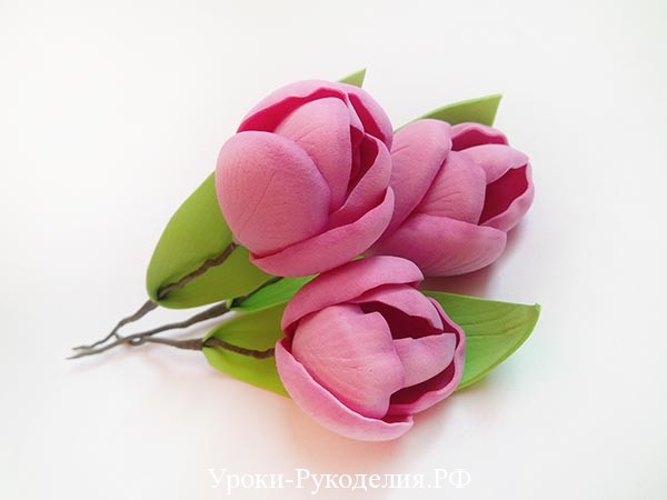 тюльпаны из фоамирана